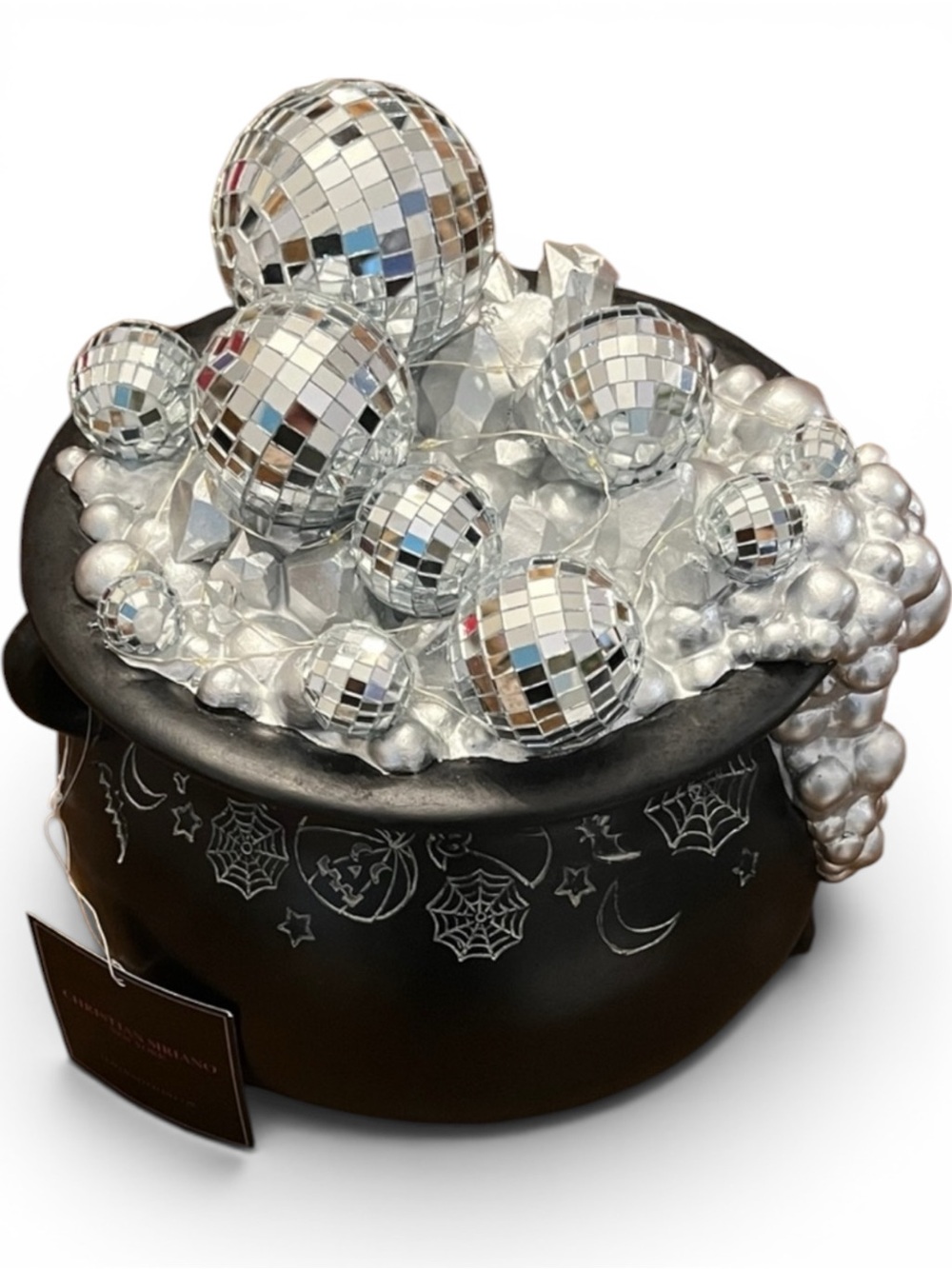 Christian Siriano Witches Brew Bubbling Disco Ball‎ Cauldron